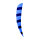 4 Zoll Parabol-Naturfeder RW blau gestreift
