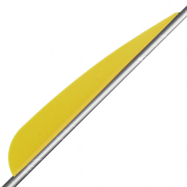 4 inch Arizona Plastic Fletchen Fletchen color yellow