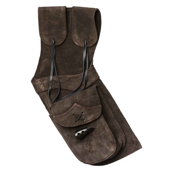 byBeier praktischer Holsterköcher in dunkelbraun Ausführung LH