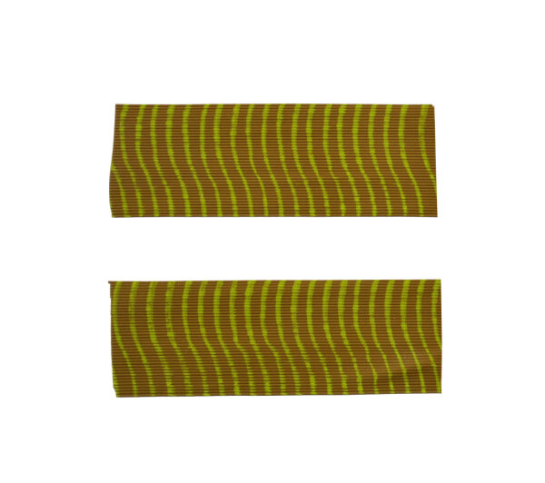 Whiskers - Sehnengeräuschdämpfer 1 Paar Farbe Grün mit gelb 83