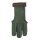 Shooting glove Green Acer cotton & leather size M
